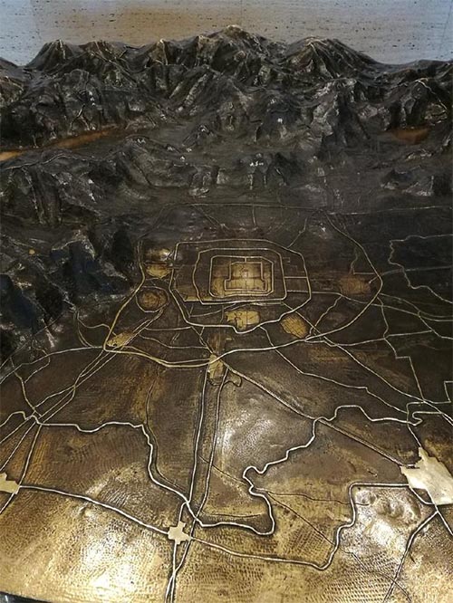 北京•北京市规划展览馆•北京城市铜盘