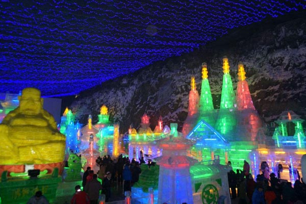 北京•龙庆峡•冰灯